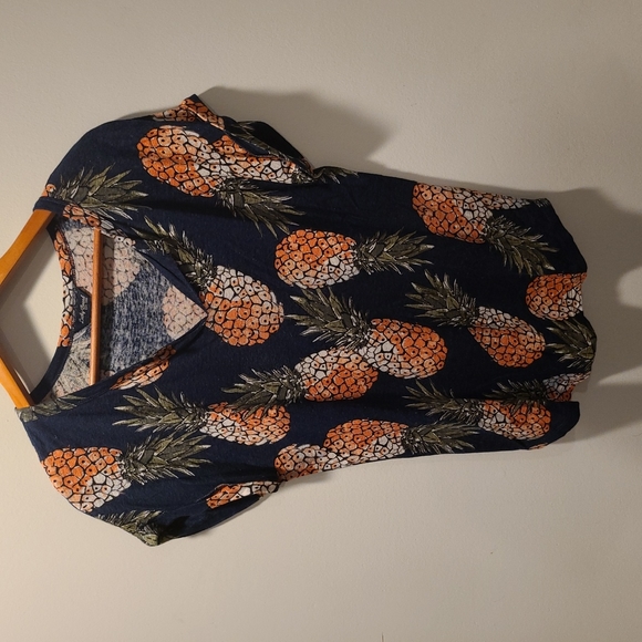 Lucky Brand Small Linen Pineapple Shirt ๐ - Picture 5 of 8